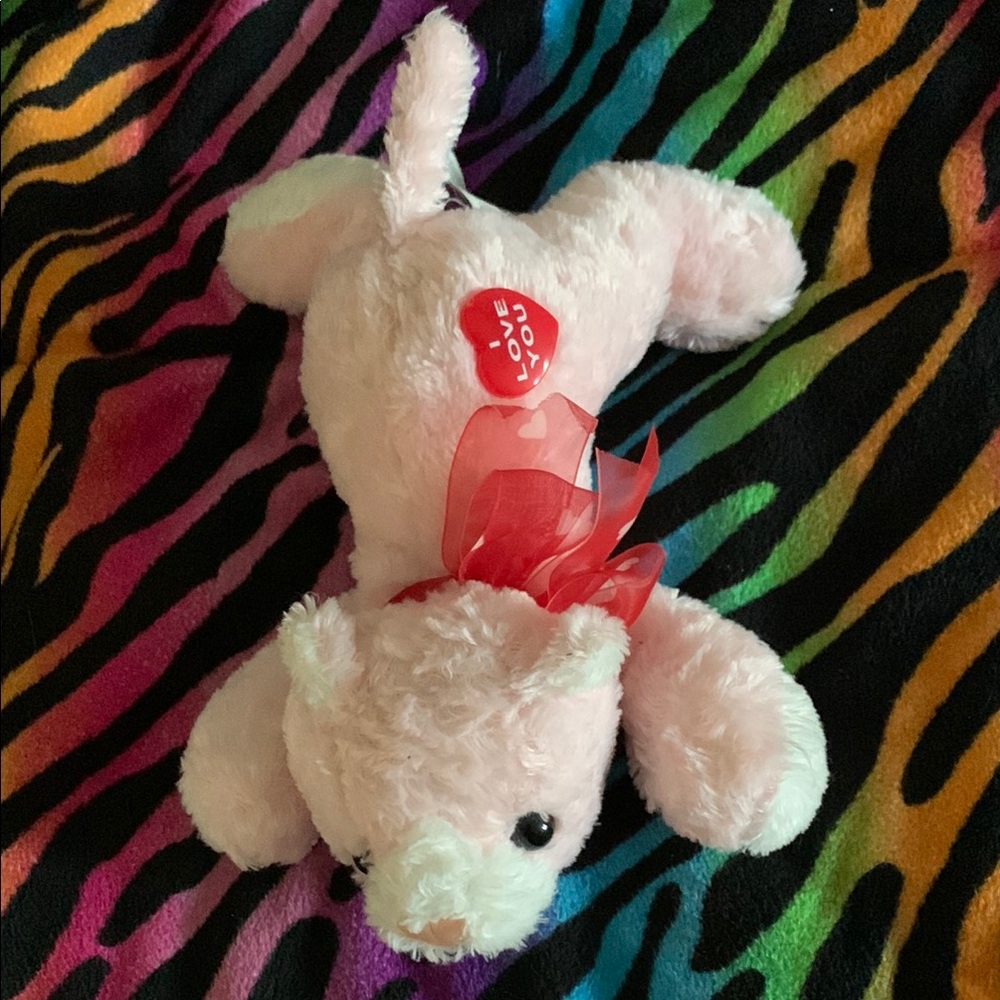 Adorable Pink Plush Kitty Toy